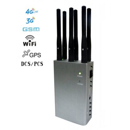 最新のシルバー6アンテナポータブル4G携帯電話ジャマー販売中