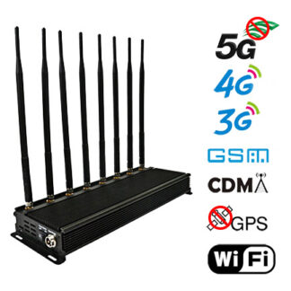 コストパフォーマンスに優れた8アンテナセルジャマーがWifi 2.4G 5G GPS ロジャック UHF VHF信号をブロック