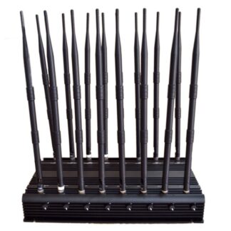 強力な携帯電話ブロッカー GSM 3G 4G 携帯電話 WiFi GPS VHF UHF 信号を16本のアンテナで妨害します