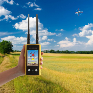 ハンドヘルドドローン検出器アンチドローンジャマーは2.4G 5.8GHz周波数を検出します