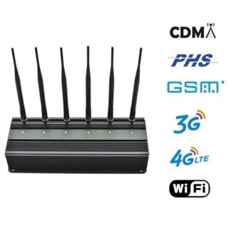 安価な固定6バンド携帯電話ブロッカー装置 GSM 3G 4G 2.4G Wifi信号をブロック