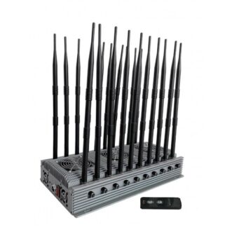 強力な155W 5Gジャミングデバイス WIFI Bluetooth GPS UHF 315 433 868MHz信号をブロック