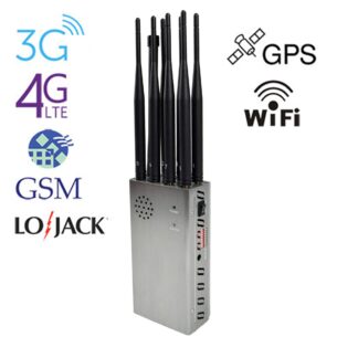 人気のポータブル8バンド電話ジャマーとWIFI GPS LOJACK信号ブロッカー