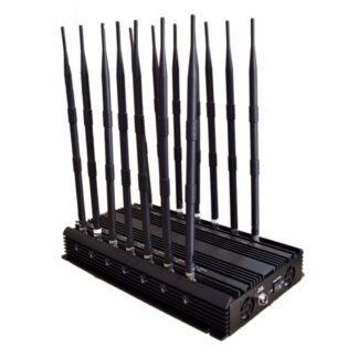 14バンド GSM/3G/4G 携帯電話信号ブロッカージャマー VHF UHF LOJACK 315MHZ 433MHz