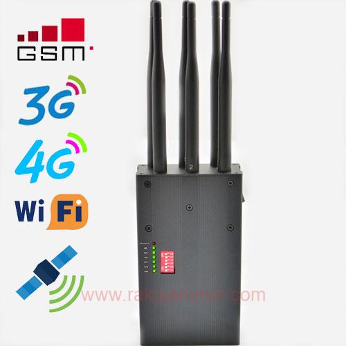 ベストセラーのポータブル4Gモバイル信号ジャマー(6バンド対応)