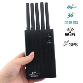 5バンドポータブルWiFi Bluetoothジャマー GSM 3G 4G携帯電話およびGPS追跡信号をブロック