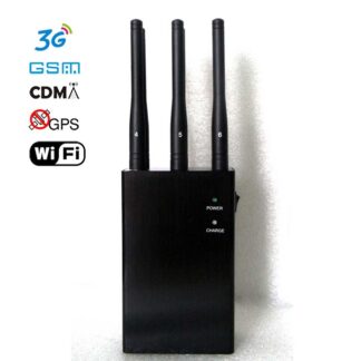 複数のオプションを持つポータブル携帯電話ジャマー(WiFi、Bluetooth、GPS信号ジャミング)