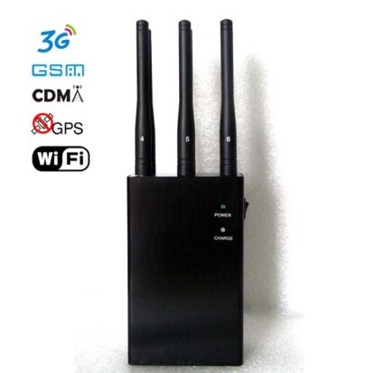 複数のオプションを持つポータブル携帯電話ジャマー（WiFi、Bluetooth、GPS信号ジャミング）