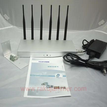 WiFi GPS信号を傍受するベストセラーのデスクトップ6バンドモバイル4G信号ジャマー