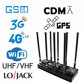 プロフェッショナル高性能4G携帯電話信号ブロッカー（8バンド）