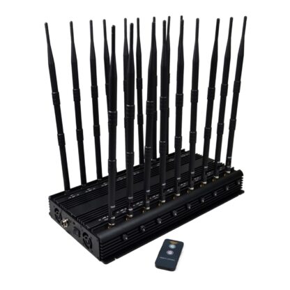 デスクトップ高出力ラジオジャマーおよび携帯電話Wi-Fi GPSオールインワン信号ブロッカー、会議室用 - 画像 (2)