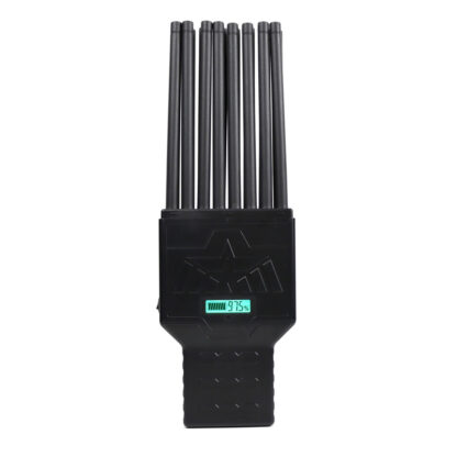 高品質18W 18バンドハンドヘルド信号ジャマー 5G 4G 3G 2G Wi-Fi GPS UHF VHF RC 315 433 - 画像 (2)