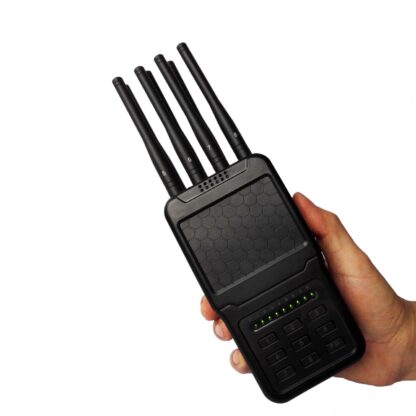 クラシックポータブルWiFi/Bluetooth GPS 2G 3G 4G信号ブロッカー（8本のアンテナ付き） - 画像 (2)