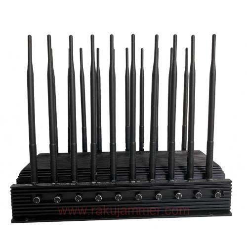 20アンテナ強力5G携帯電話スクランブラーブロッキングトラッカーデバイス - 画像 (2)