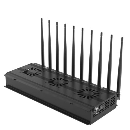 高性能デスクトップ5G携帯電話ジャマー ブロッカー Wifi GPSトラッカー 10バンド搭載 - 画像 (2)