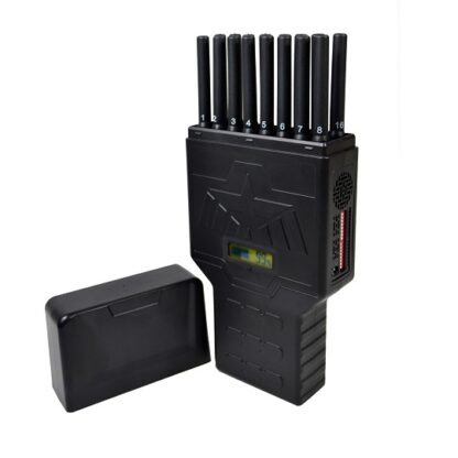 最新のハンドヘルド隠し16アンテナ携帯電話、WiFi、GPSオールインワン信号ジャマー - 画像 (2)