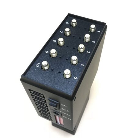 ポータブル10アンテナ携帯電話ブロッカーおよびWiFi UHF VHF信号ジャマー - 画像 (2)