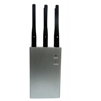 最新のシルバー6アンテナポータブル4G携帯電話ジャマー販売中 - 画像 (2)