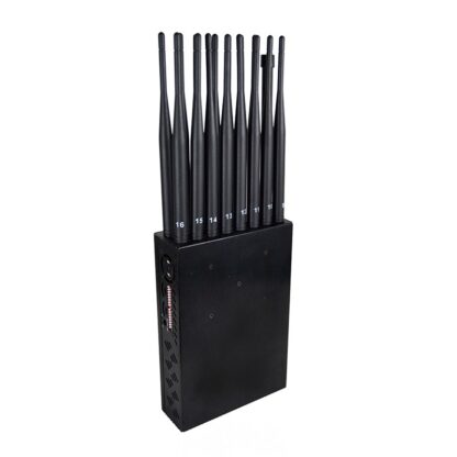 多機能ハンドヘルド5G周波数ジャマーおよび4G 3G 2G携帯電話WiFi GPS信号妨害装置 - 画像 (3)