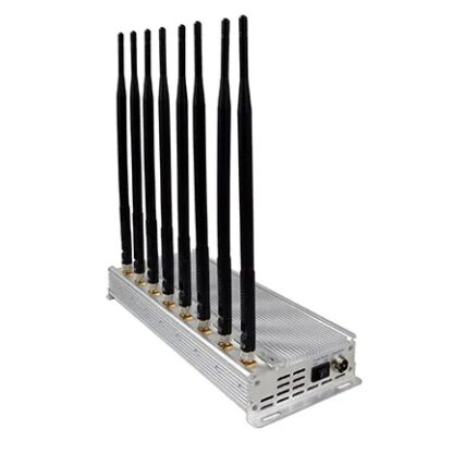 屋内用の手頃な価格のデスクトップ8アンテナ携帯電話ジャマー装置 - 画像 (3)