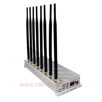 屋内用の手頃な価格のデスクトップ8アンテナ携帯電話ジャマー装置 - 画像 (3)