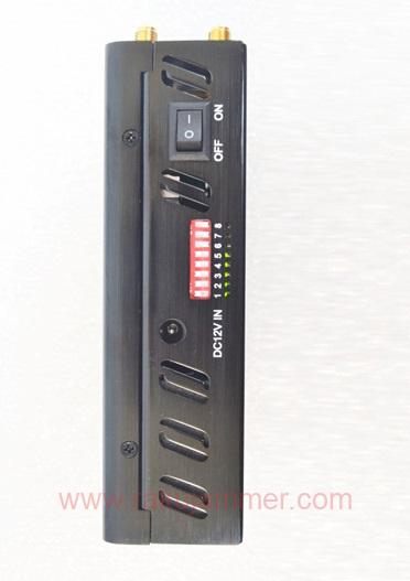 8バンドポータブル携帯電話ブロッカー WiFi GPSジャミング付き - 画像 (3)