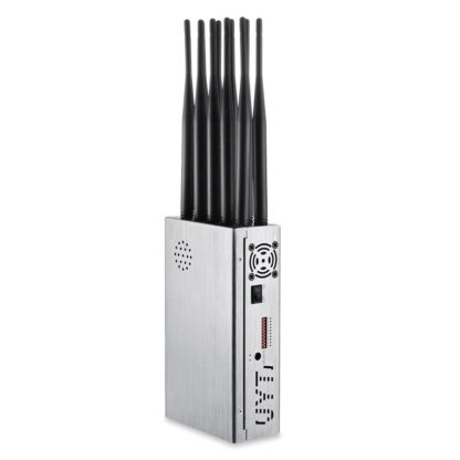 ベストセラー シルバー ハンドヘルド アンチ携帯電話ジャマー GPS Wi-Fi LOJACK 5G およびその他の周波数をブロック - 画像 (3)