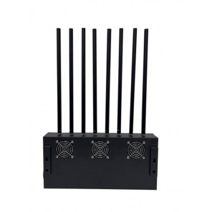 クラシック8バンドの黒いデスクトップ携帯電話ジャマーはWiFi GPS信号を妨害します - 画像 (3)