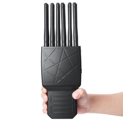 12アンテナポータブル4G携帯電話ジャマーおよびWiFi、GPS、315/433/868 RFスクランブラ - 画像 (3)