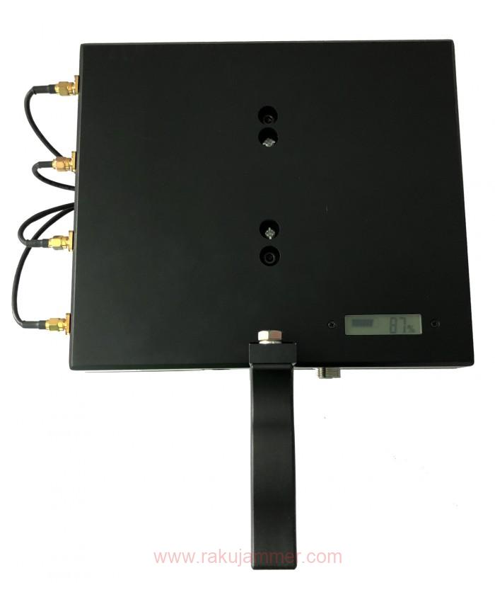 強力なブラックポータブルUAVブロッカー、2.4gおよび5.8gのWiFi、グロナスおよびGPS信号をジャミング - 画像 (4)