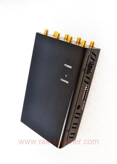 8バンドポータブル携帯電話ブロッカー WiFi GPSジャミング付き - 画像 (4)