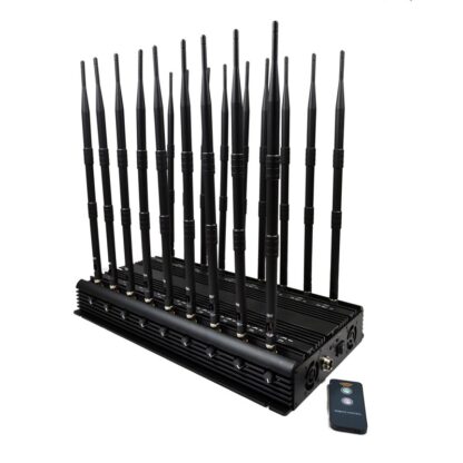 デスクトップ高出力ラジオジャマーおよび携帯電話Wi-Fi GPSオールインワン信号ブロッカー、会議室用 - 画像 (4)