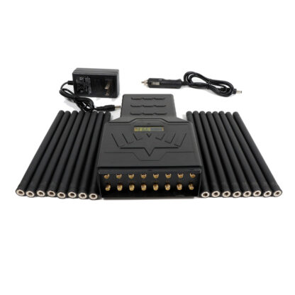 高品質18W 18バンドハンドヘルド信号ジャマー 5G 4G 3G 2G Wi-Fi GPS UHF VHF RC 315 433 - 画像 (4)