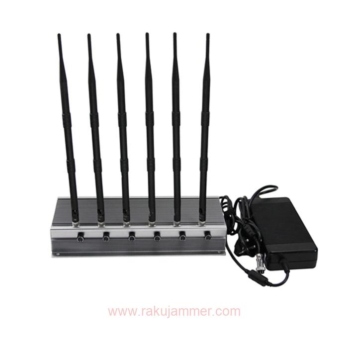 6つのアンテナを備えた多機能高出力屋内携帯電話信号ジャマー - 画像 (4)