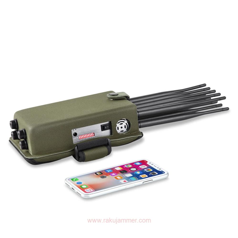 ベストセラー シルバー ハンドヘルド アンチ携帯電話ジャマー GPS Wi-Fi LOJACK 5G およびその他の周波数をブロック - 画像 (5)