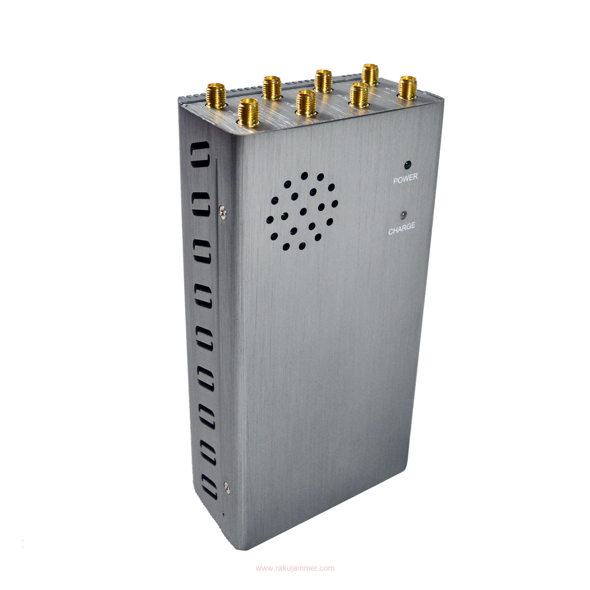 人気のポータブル8バンド電話ジャマーとWIFI GPS LOJACK信号ブロッカー - 画像 (5)