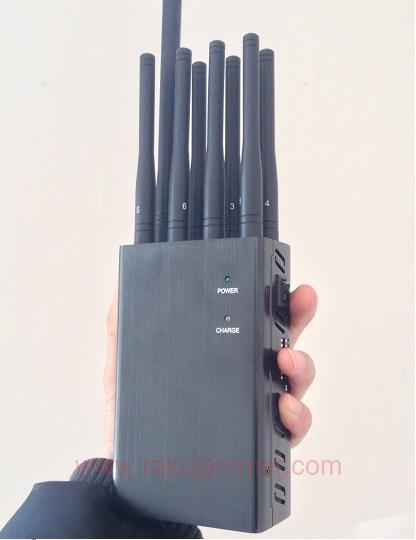 8バンドポータブル携帯電話ブロッカー WiFi GPSジャミング付き - 画像 (5)