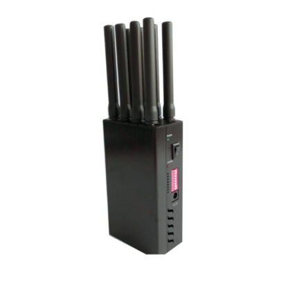 8バンドポータブル携帯電話信号ジャマー 2G/3G/4G GPS WiFi ロジャック周波数をジャム - 画像 (5)